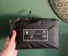 BMW car first aid kit small zipped pouch