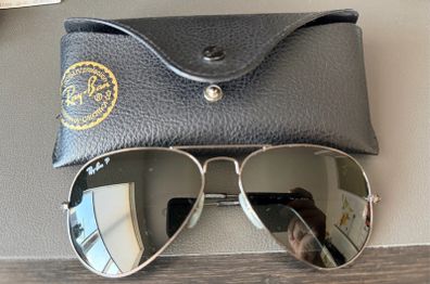 Ray Ban Polarised Aviator Sunglasses