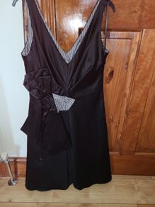 Black Dress M & S Size 10 NEW