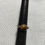 Vintage sterling silver tiger eye ring Image 7
