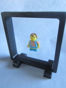3D Silicone Floating Frame - Black 9x9cm