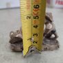 Vintage Mudmen Chinese Man Bird Clam Miniature Clay Figurine Asian 2" high Image 6