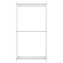 Firewood Rack White 80x35x160 cm Glass Image 3