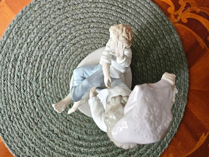 NAO by Lladro "Pillow Fight" Figurine