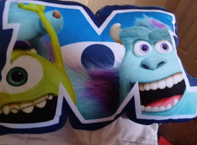 BNWT Monsters University Cushion