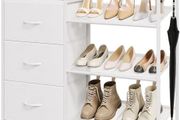 Shoe Rack with 3 Drawers, 3 Tier