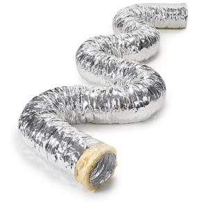 Flexible insulated pipe 125mm x 6m