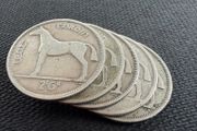 5 Silver Half Crown Coins lot 1