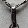 Vintage 925 Sterling Silver Millefiori Murano Glass Pendant & 835 Silver Chain Necklace Image 3