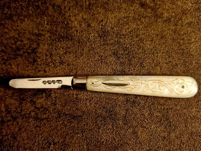Victorian Sterling Silver Fruit Knife