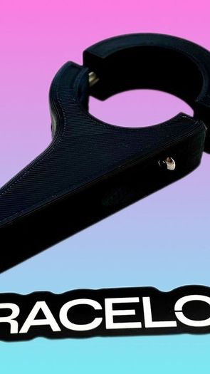 3D-PRINTED steering wheel/ helmet hook