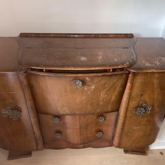 Art deco antique sideboard bureau