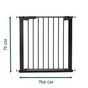 Baby Gate - Baby Dan Metal / Black