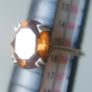 Vintage Sterling Silver 925 Garnet Ring Image 3
