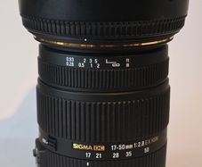 Sigma 17-50mm f/2.8 EX DC HSM Lens for Canon EF-S - Mint / Like New