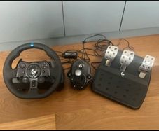 Logitech G923 Trueforce Steering Wheel + Pedals + Gear Shifter
