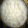 2 Antique Gold chairs with oval back Image 7