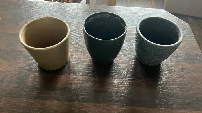 3 Houseplant Pots
