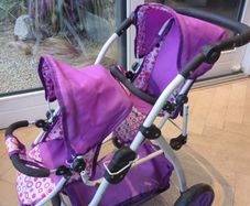 Dimples Ella Tandem Double Buggy toy