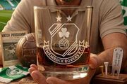 Shamrock Rovers Engraved Whiskey Glass