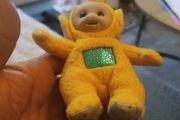 Vintage Teletubbie Laa Laa Plush 1996