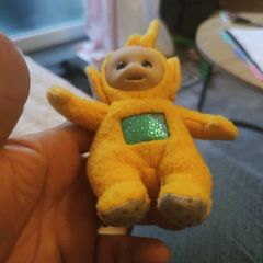 Vintage Teletubbie Laa Laa Plush 1996