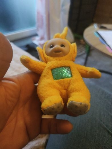 Vintage Teletubbie Laa Laa Plush 1996