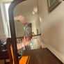 Antique mahogany dressing swing mirror Image 2