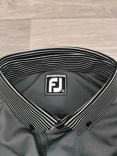 FootJoy FJ Button Down Golf Polo Shirt Mens Medium