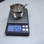 Pair Antique Silver Plated Salt Cellars With Salt Shovel Image 3