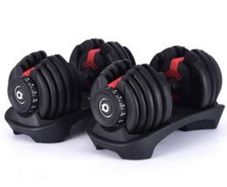 RPM Adjustable Dumbell Set 24Kg