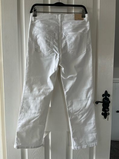 Part Two White Summer Cropped Jeans - W29