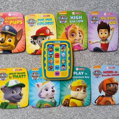 Nickelodeon PAW Patrol Electronic Reader & 8 Children Preschool Board Books