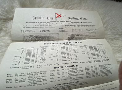 Dublin Bay Sailing Club Programme 1958