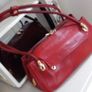 Marino Orlandi Genuine Italian Cherry Red Leather Shoulder/Hand Bag Image 7