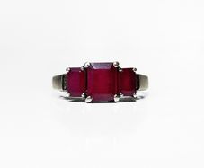 Silver Ruby Ring