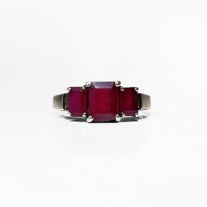 Silver Ruby Ring