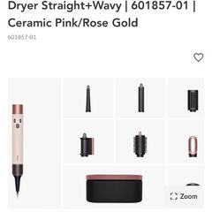 Dyson airwrap ID rose gold