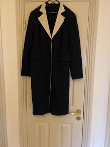 Black and cream coat