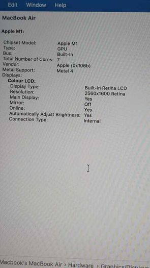 MacBook Air M1 13-inch 2020 - Apple M1 | 16GB RAM | 256GB SSD | Retina