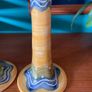 Pair studio pottery candlesticks by Irish ceramicist Belinda Brayshaw Image 4