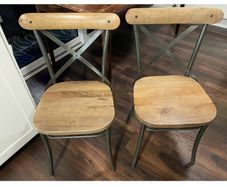 Dining chairs set of 2 - going into storage if not sold by Sunday 18 July 2026
