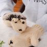 Cute Winter Hedgehog Gloves/Mittens Image 2