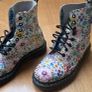 Doc Martens / Dr Martens floral boots, size 5 Image 2