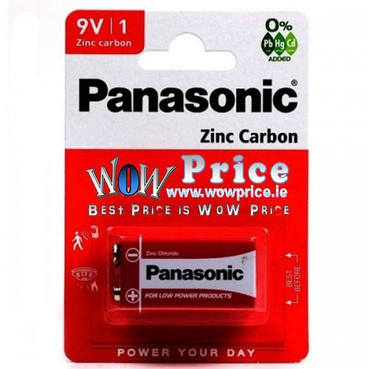 3343 Panasonic ZINC 9V Battery