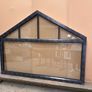 Brand New VEKA Feature Triangle Window Double Glazed Image 2