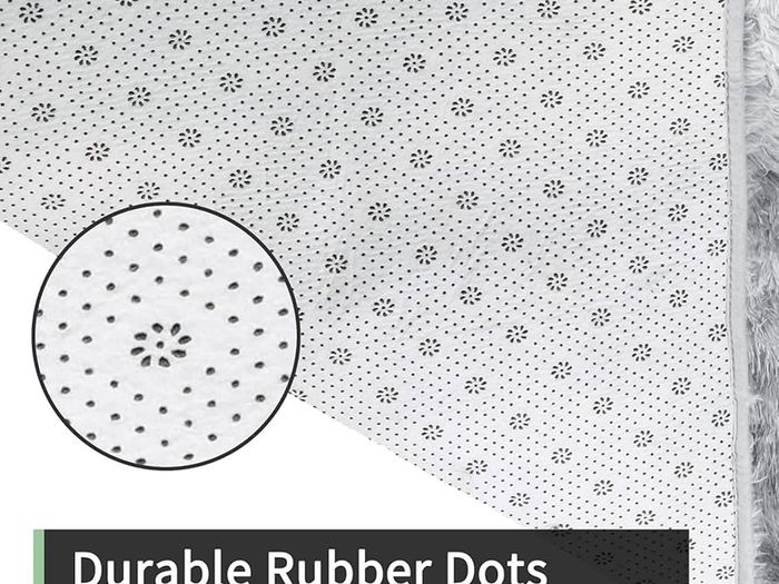 Rugs Living Room 120x160cm, Grey Area Rugs for Bedroom, Washable Anti Slip Extra Large Shaggy Soft Rug Fluffy Modern Floor Carpets Mat Beside Carpet for Kids Living Room