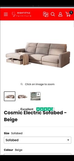 Brand new Cosmic electric sofa bed