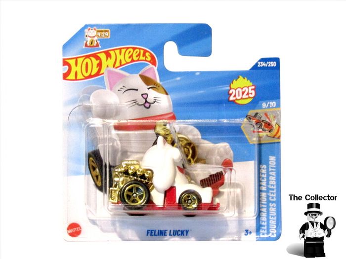 Hot Wheels Feline Lucky Cat Diecast Car Brand New Sealed