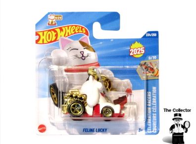 Hot Wheels Feline Lucky Cat Diecast Car Brand New Sealed